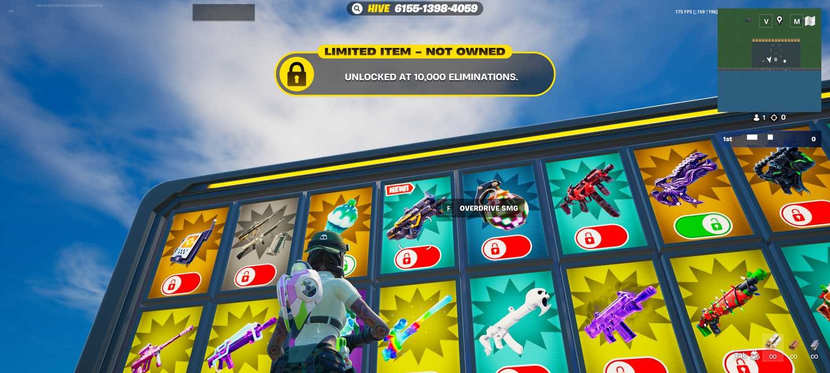 Fortnite Creative: guia definitivo para liberar todas as armas secretas no mapa 1v1 com Every Gun - Imagem do artigo original