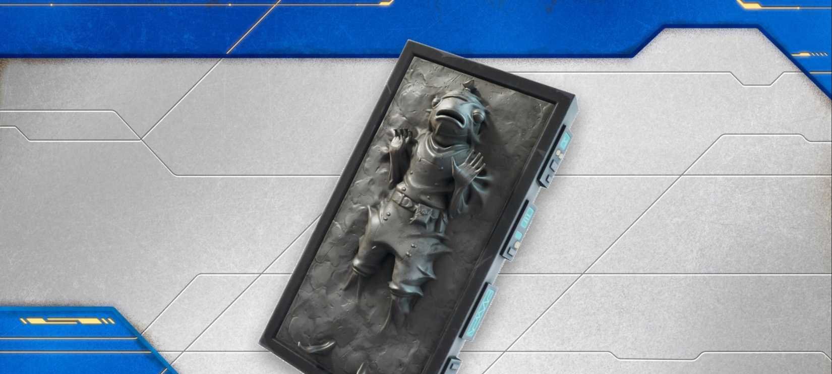 Fortnite libera mochila Carbonite Fishstick de Star Wars de graça - Imagem do artigo original