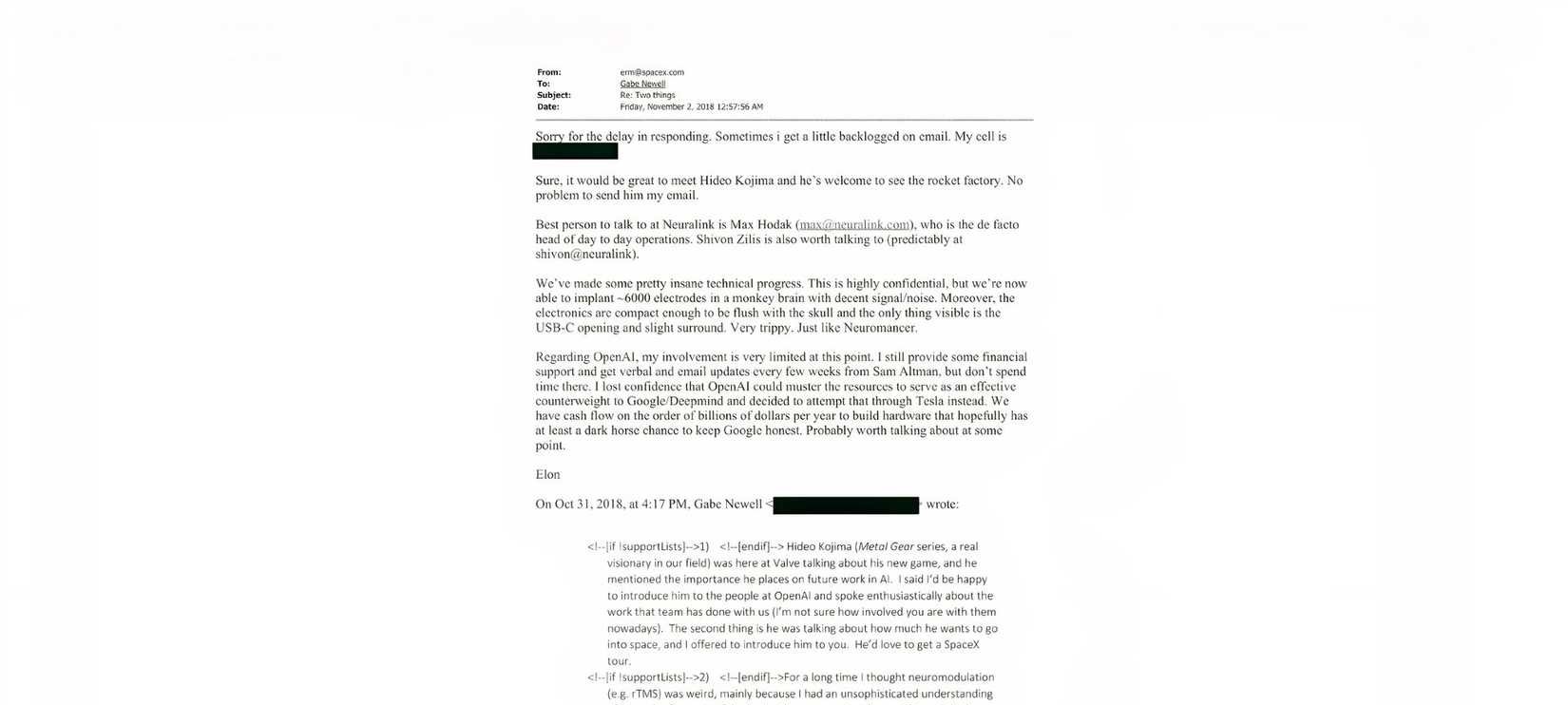 Chefão da Valve investiu mais de US$ 20 milhões na OpenAI, revelam documentos - Imagem do artigo original