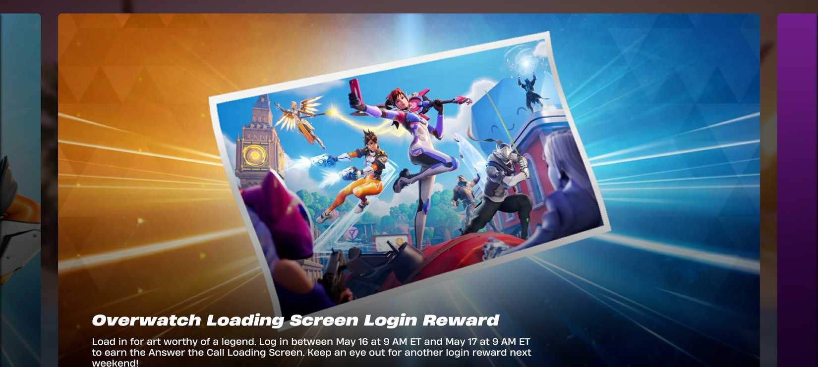 Fortnite libera planador temático de Overwatch e tela de carregamento de graça por tempo limitado - Imagem do artigo original