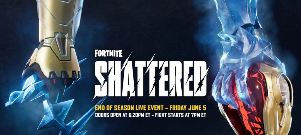 Data e horário do evento live de Fortnite Shattered revelados em detalhes