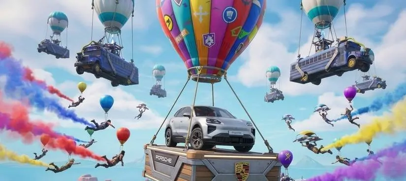 Colaboração entre Fortnite e Porsche usa IA Generativa e apresenta falhas graves