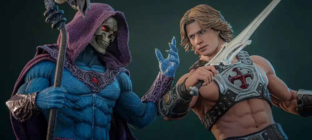 Figures de coleção de He-Man e Skeletor revelam detalhes do próximo filme de Mestres do Universo