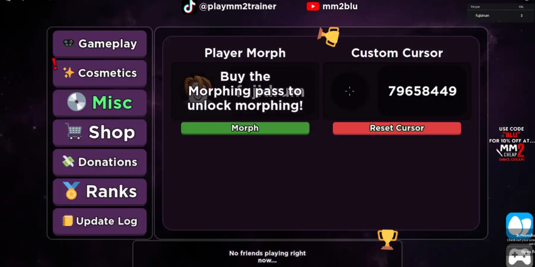 Códigos de Cursor para Treinador de Mira no MM2 e Como Personalizar Sua Experiência no Roblox