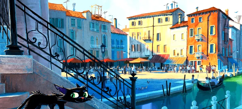 Pixar aposta em animação pintada manualmente para novo filme Gatto