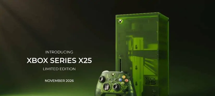 Xbox revela edição especial do Xbox Series X25 e novo controle em comemoração ao 25º aniversário