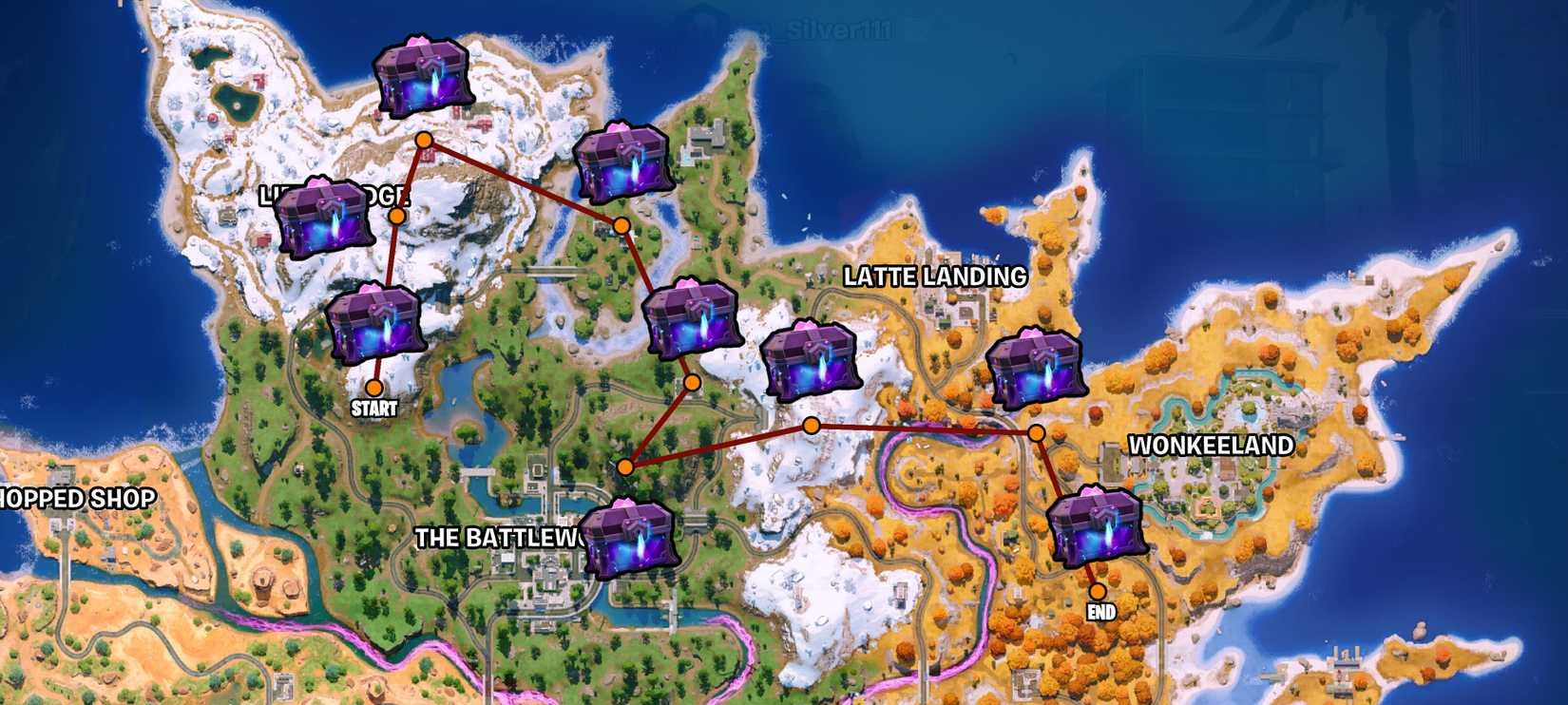 Rota de Loot em Fortnite Runners ajuda a encontrar Sprites Raros com Mais Facilidade