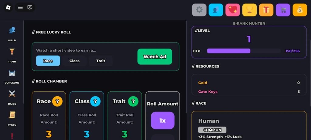 Códigos de Roblox Solo Leveling Incremental: como obter recompensas exclusivas