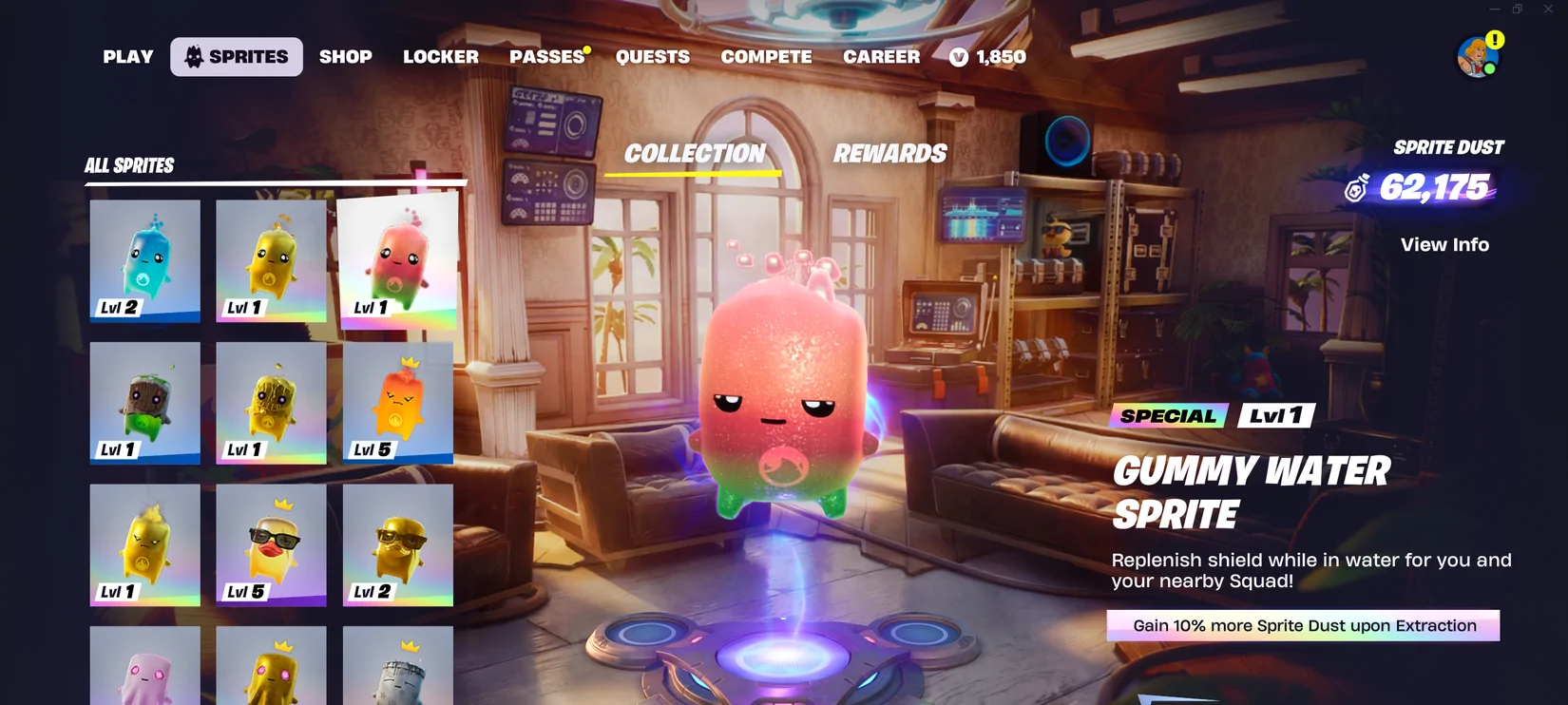 Nova Coleção de Gummy Sprites chega ao Fortnite e como obter cada uma