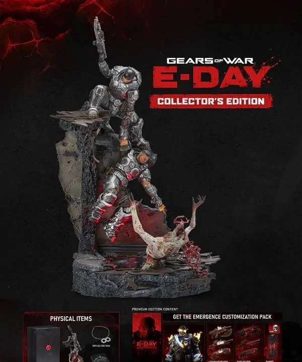 Gears of War: E-Day revela bônus de pré-venda e edição de colecionador de R$ 1.500