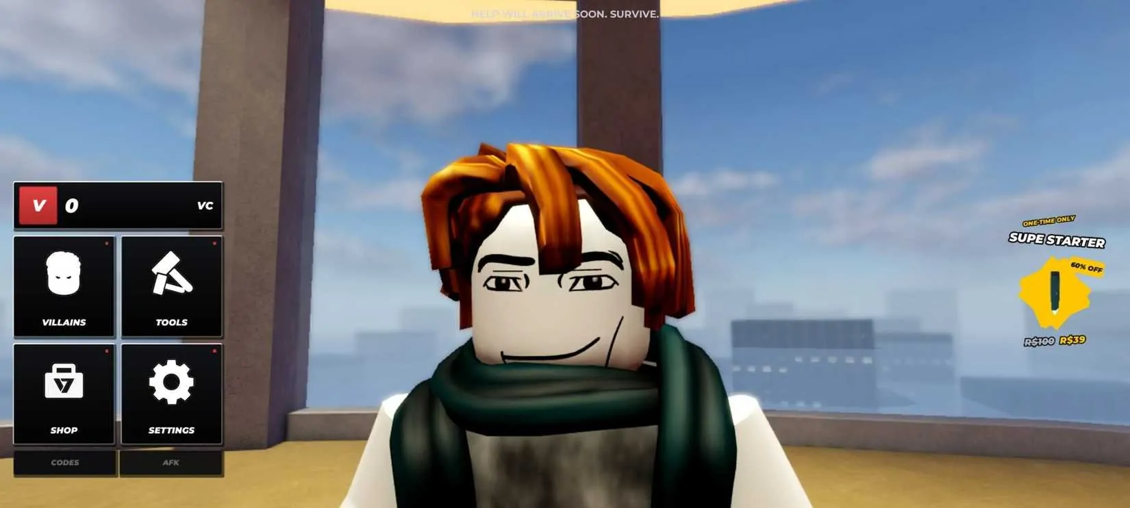 Códigos Gratuitos para Rewards em Hide From The Villain no Roblox