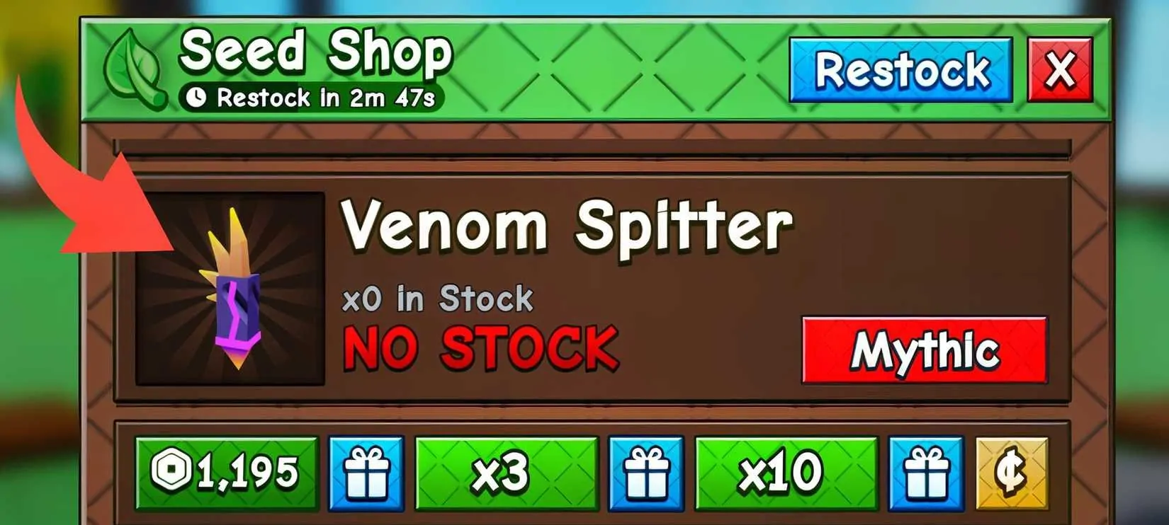 Nova criatura do Roblox: Venom Spitter aumenta a defesa das fazendas no Grow a Garden 2