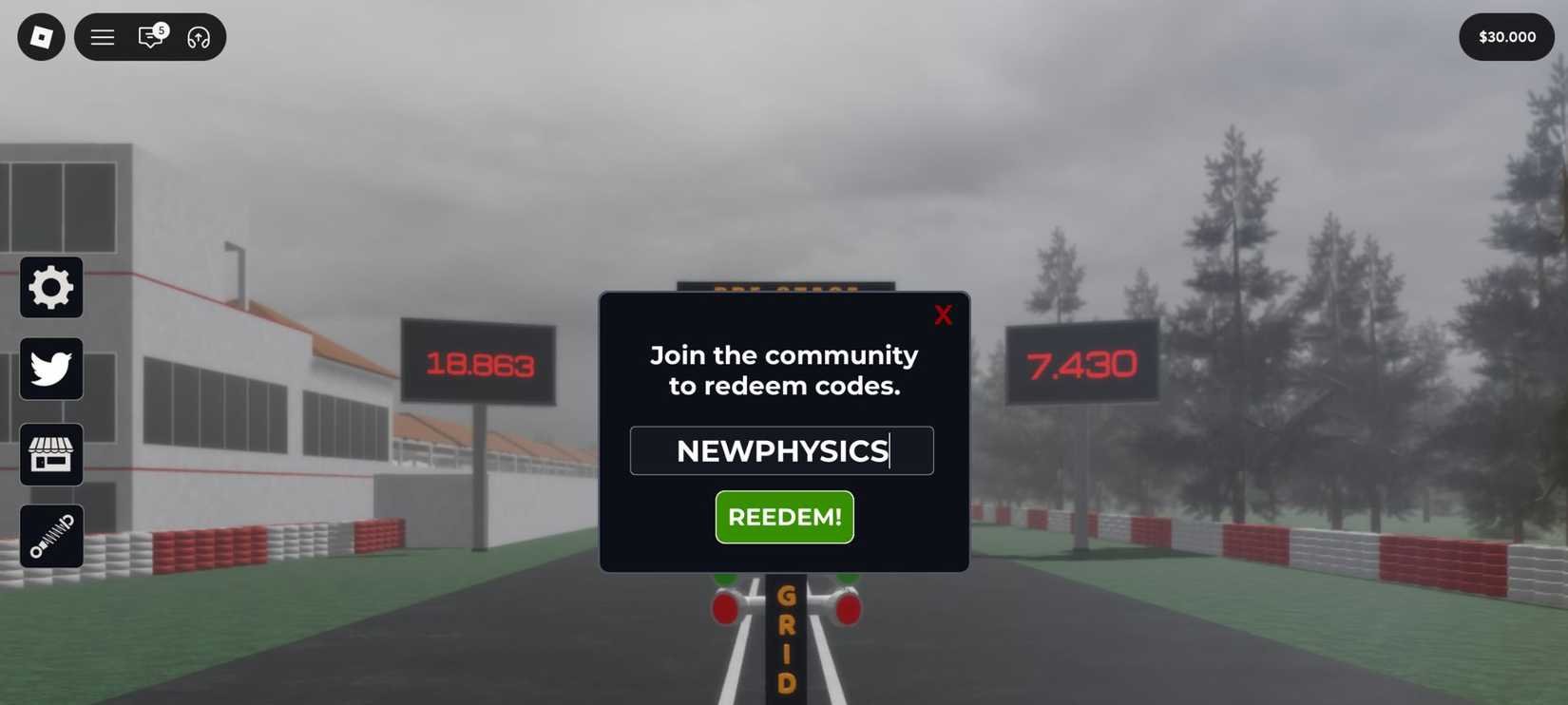 Novos códigos gratuitos em Roblox elevam o nível em jogos de corrida e aventura