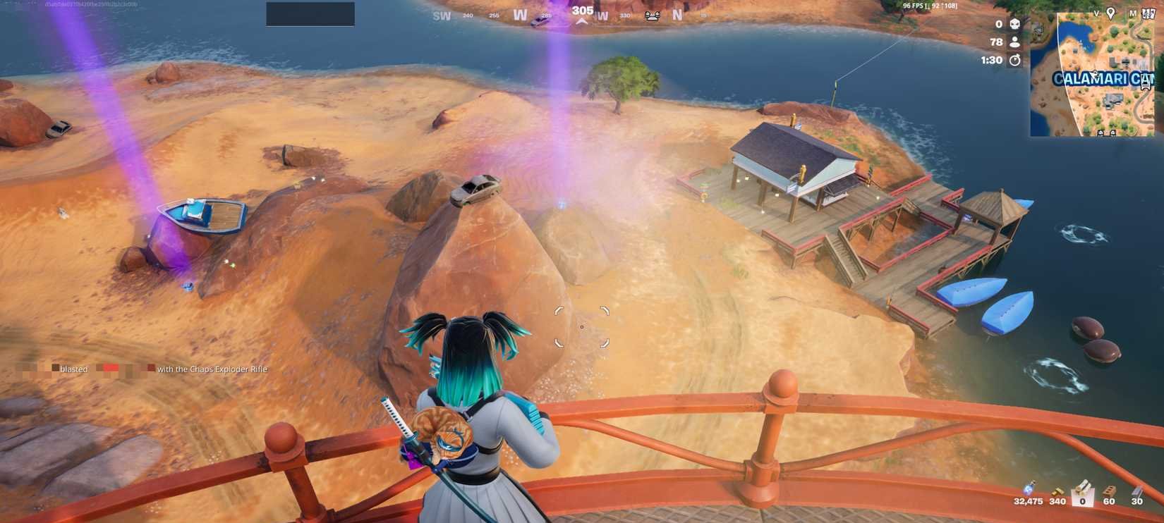 Como usar o feixe de farol para revelar um baú raro escondido em Fortnite
