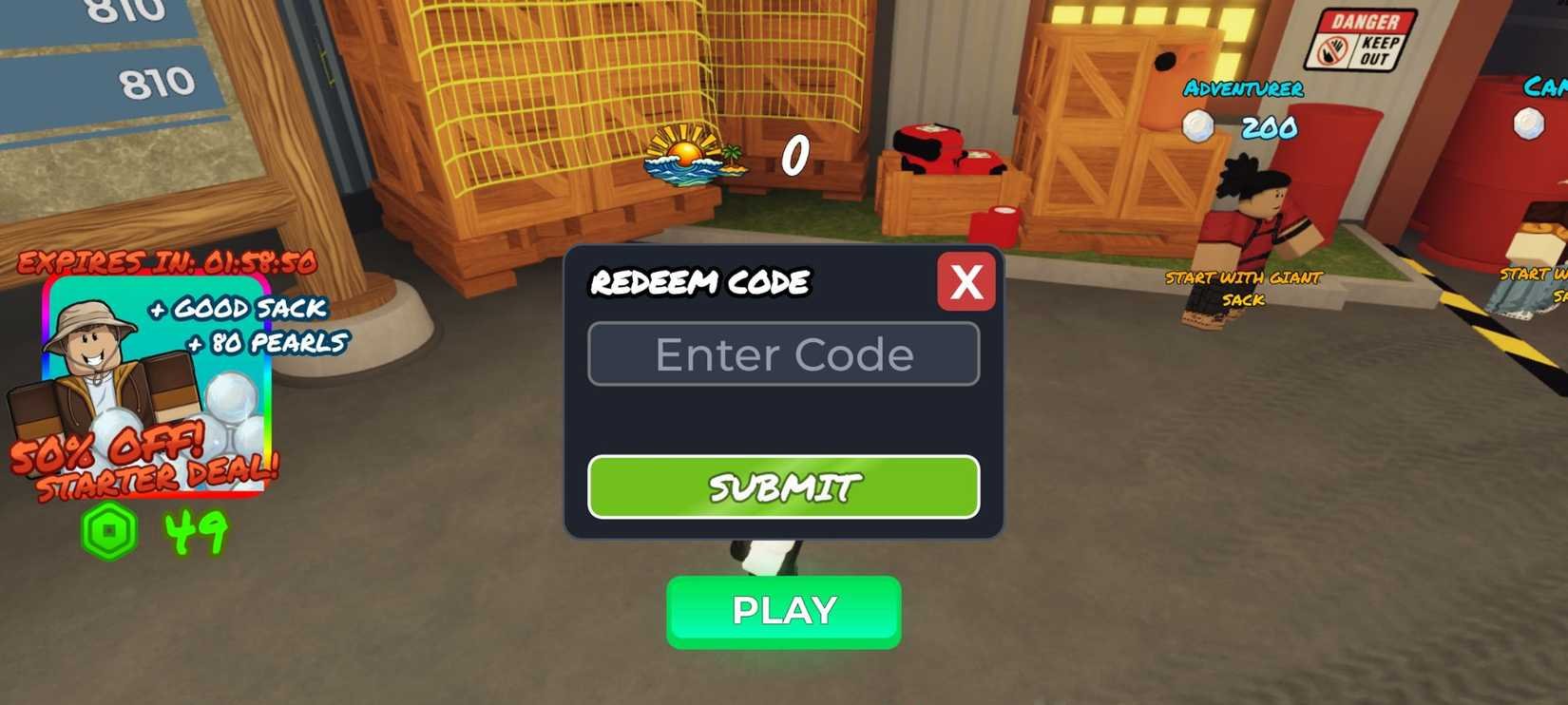 Novos códigos de 100 Days At Sea trazem recompensas gratuitas para os jogadores do Roblox
