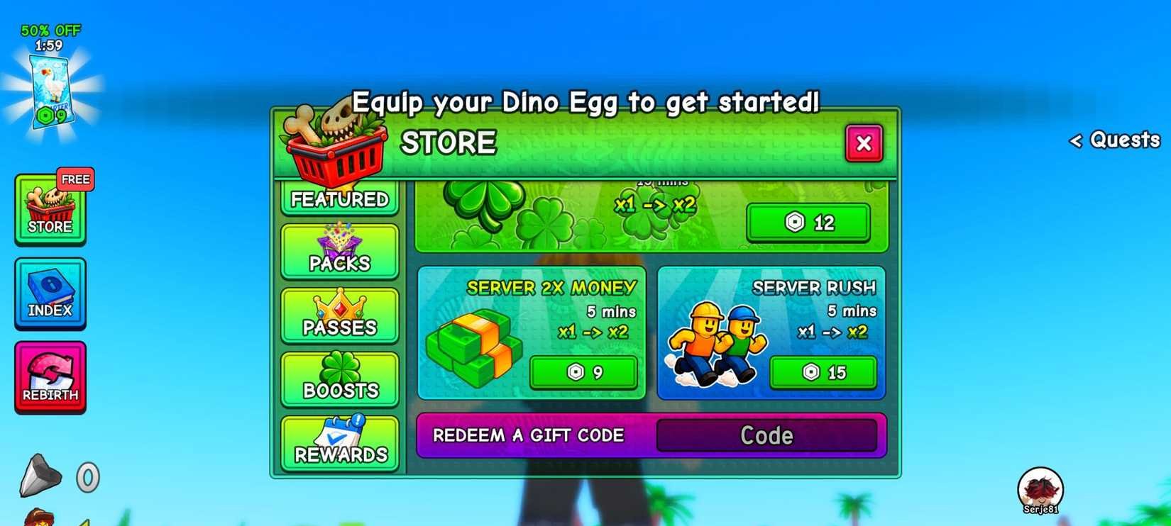 Códigos de My Dino Park no Roblox oferecem recompensas grátis para jogadores