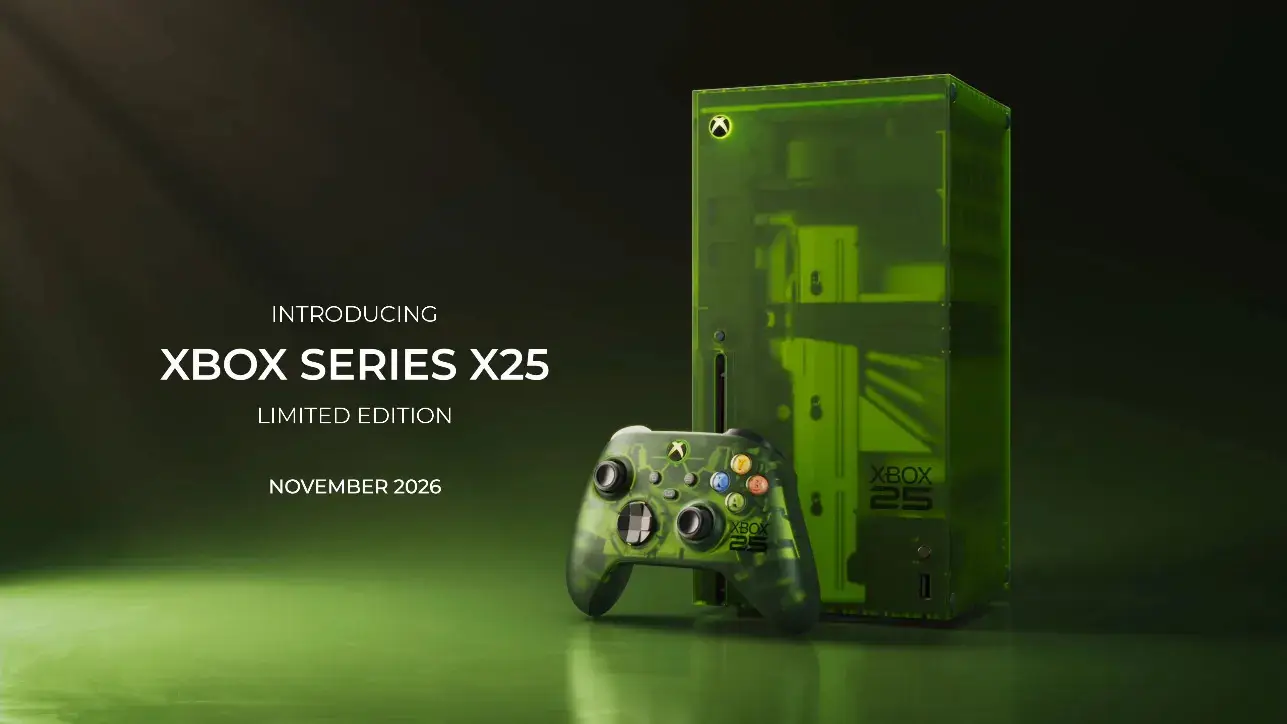 Xbox revela edição especial do Xbox Series X25 e novo controle em comemoração ao 25º aniversário