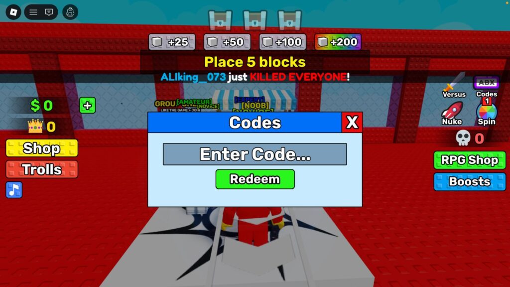 Bridge Battles em Roblox não possui códigos ativos no momento Bridge Battles em Roblox não possui códigos ativos no momento