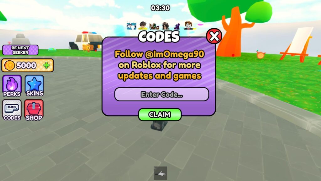 Códigos Ativos para Ganhar Moedas Grátis no Paint and Seek do Roblox Códigos Ativos para Ganhar Moedas Grátis no Paint and Seek do Roblox