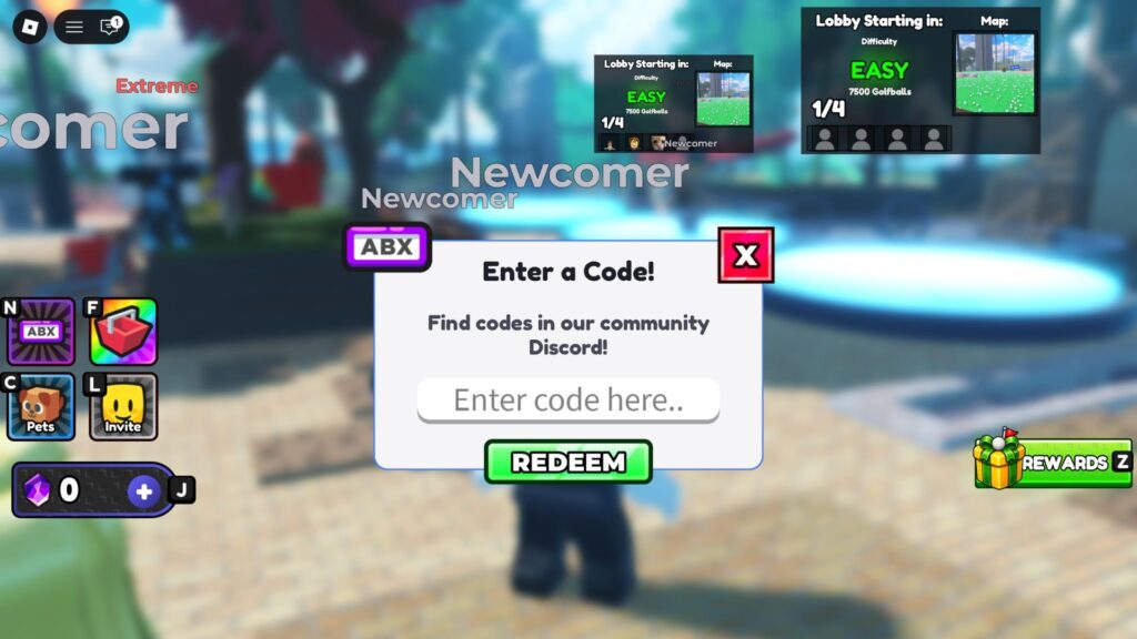 Descubra os códigos atualizados de Clean the Golf Yard no Roblox e maximize seus Fragmentos