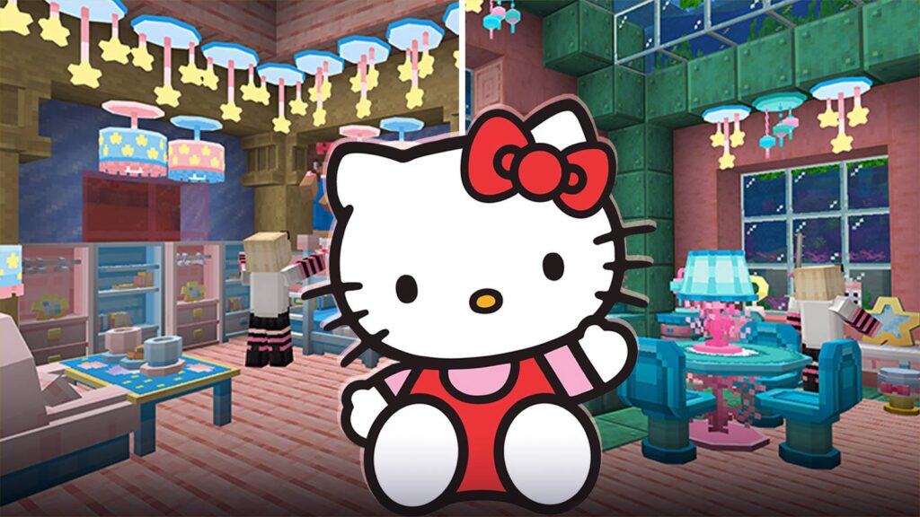 Hello Kitty chega ao Minecraft com 20+ designs de mobília craftáveis Hello Kitty chega ao Minecraft com 20+ designs de mobília craftáveis