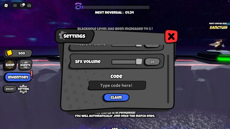 How to Redeem Blackhole Rush Codes