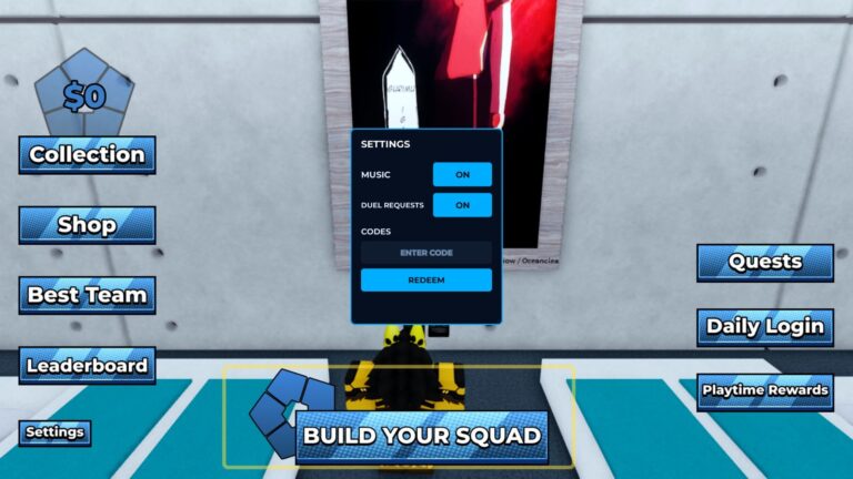 How to Redeem Build A Blue Lock Squad Codes