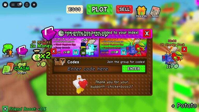 How to Redeem Capybaras VS Plants Codes