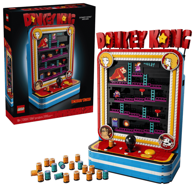 Huge LEGO Donkey Kong Arcade Set Officially Available for Pre-Orders