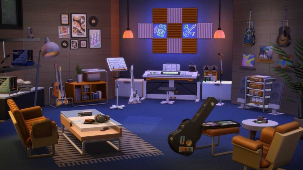 The Sims 4 anuncia Music Den Kit com móveis e instrumentos musicais The Sims 4 anuncia Music Den Kit com móveis e instrumentos musicais