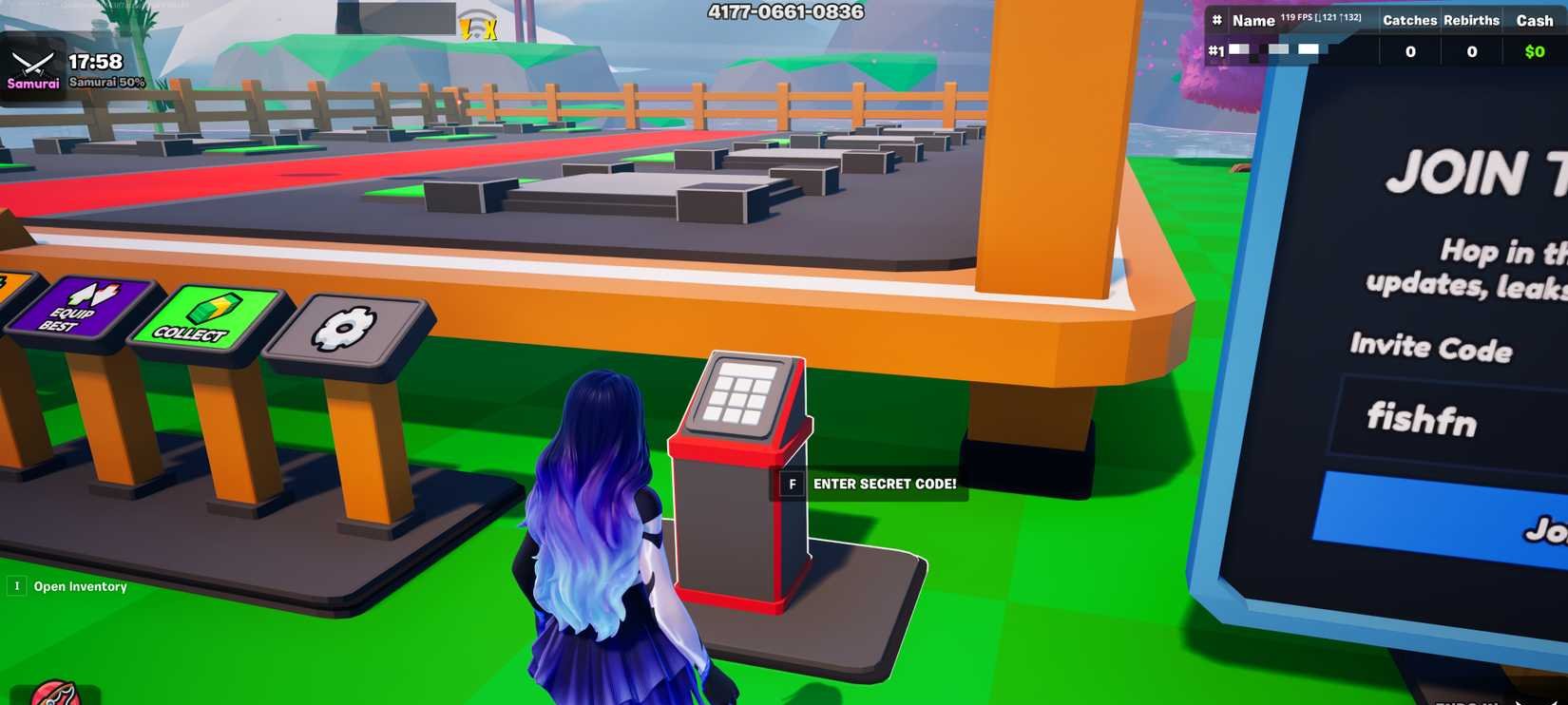 Códigos de Fortnite Fish for Brainrots para recompensas grátis e rápidas