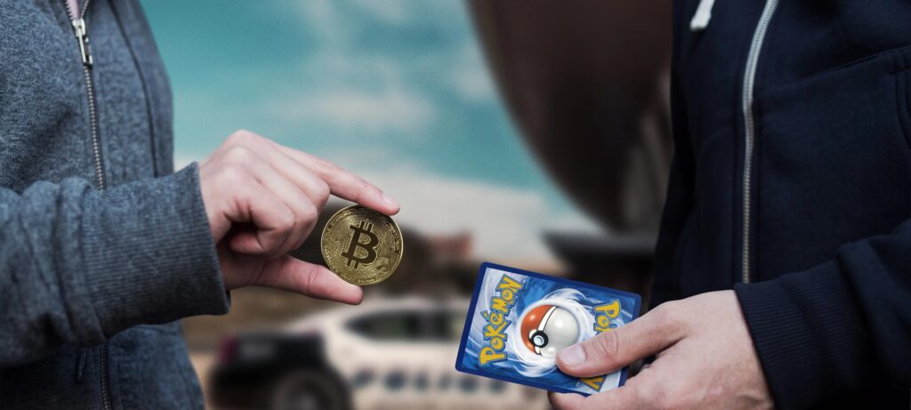 Homem tenta roubar cartão raro de Pokémon com criptomoeda falsa na presença da polícia