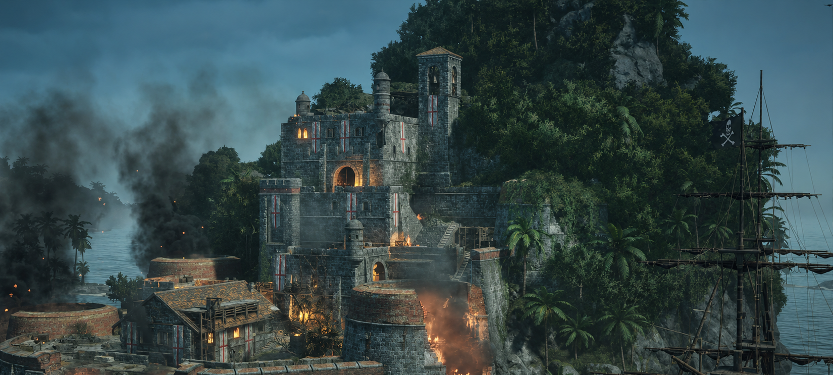 Dicas essenciais para completar atividades de fortalezas em Assassin’s Creed Black Flag Resynced