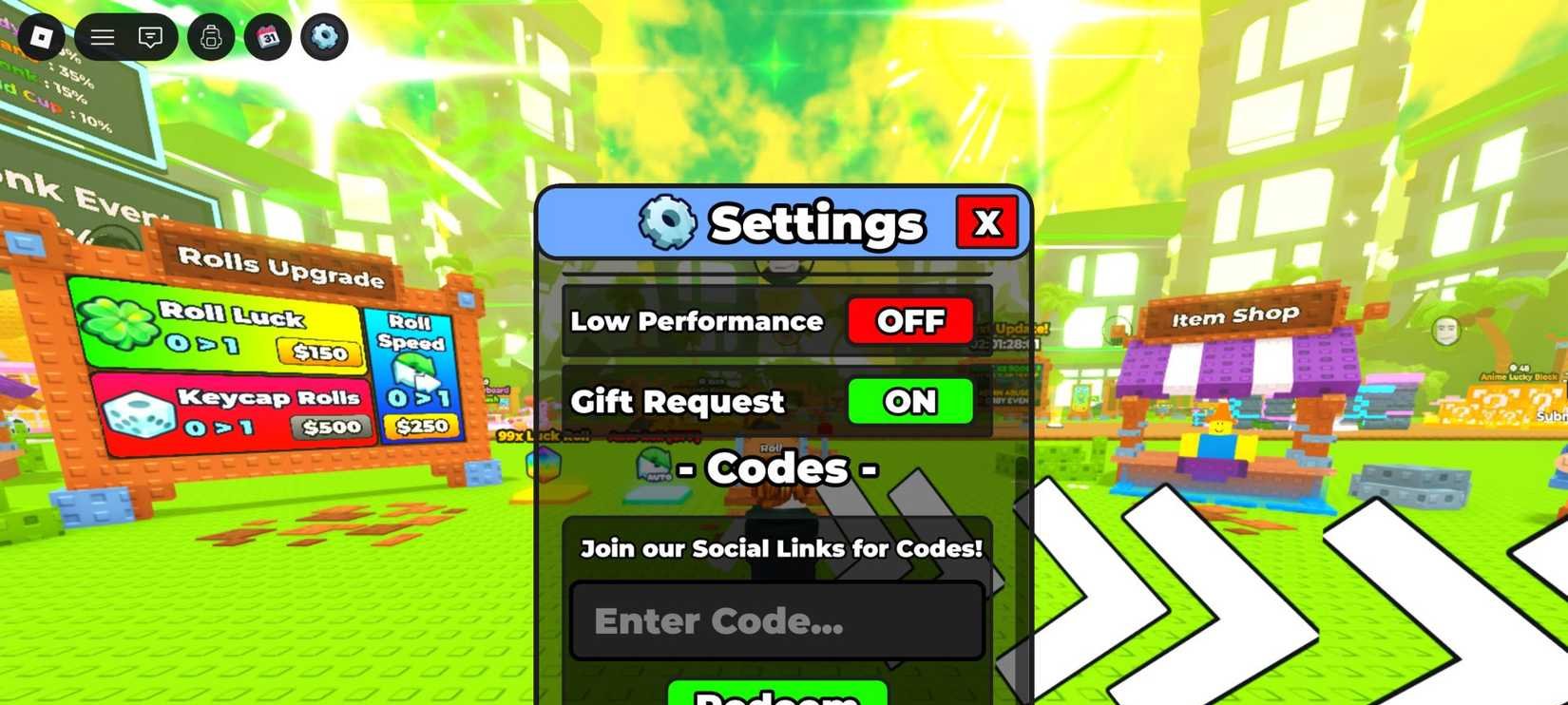Códigos de Roblox para impulsionar seu progresso em jogos e novidades em anime, filmes e séries