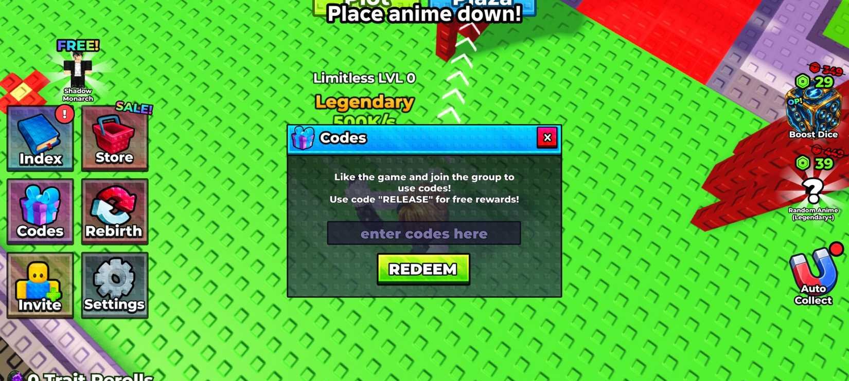 Códigos Grátis para Roll Anime no Roblox ajudam a conquistar personagens raros e acelerar sua jogabilidade
