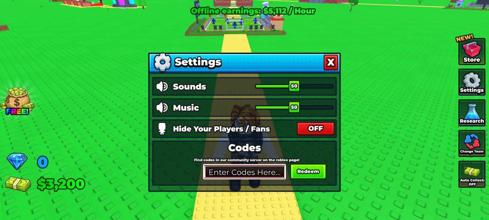 Como obter códigos gratuitos em Mini Cup no Roblox e acelerar seu clube de futebol