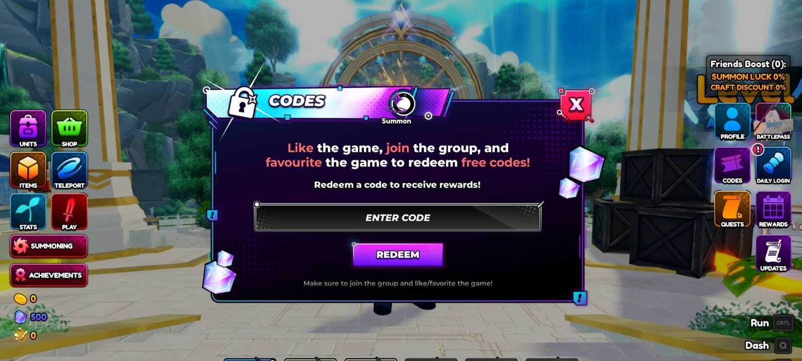 Como usar códigos de anime e jogos em Roblox para potencializar sua experiência