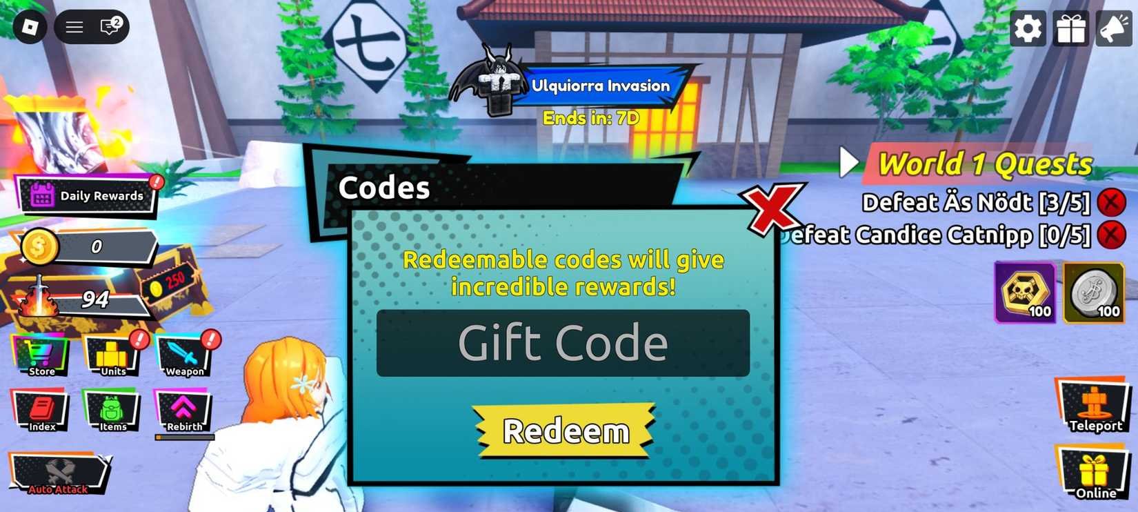 Códigos Gratuitos para Anime Souls no Roblox: Como Aproveitar as Recompensas