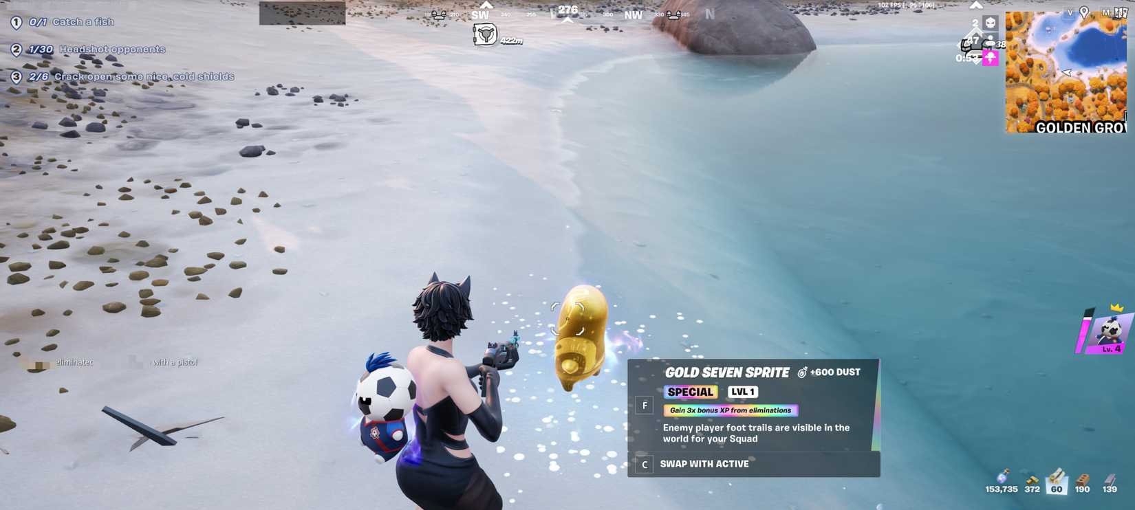 Como encontrar o Sprite Seven rapidamente em Fortnite