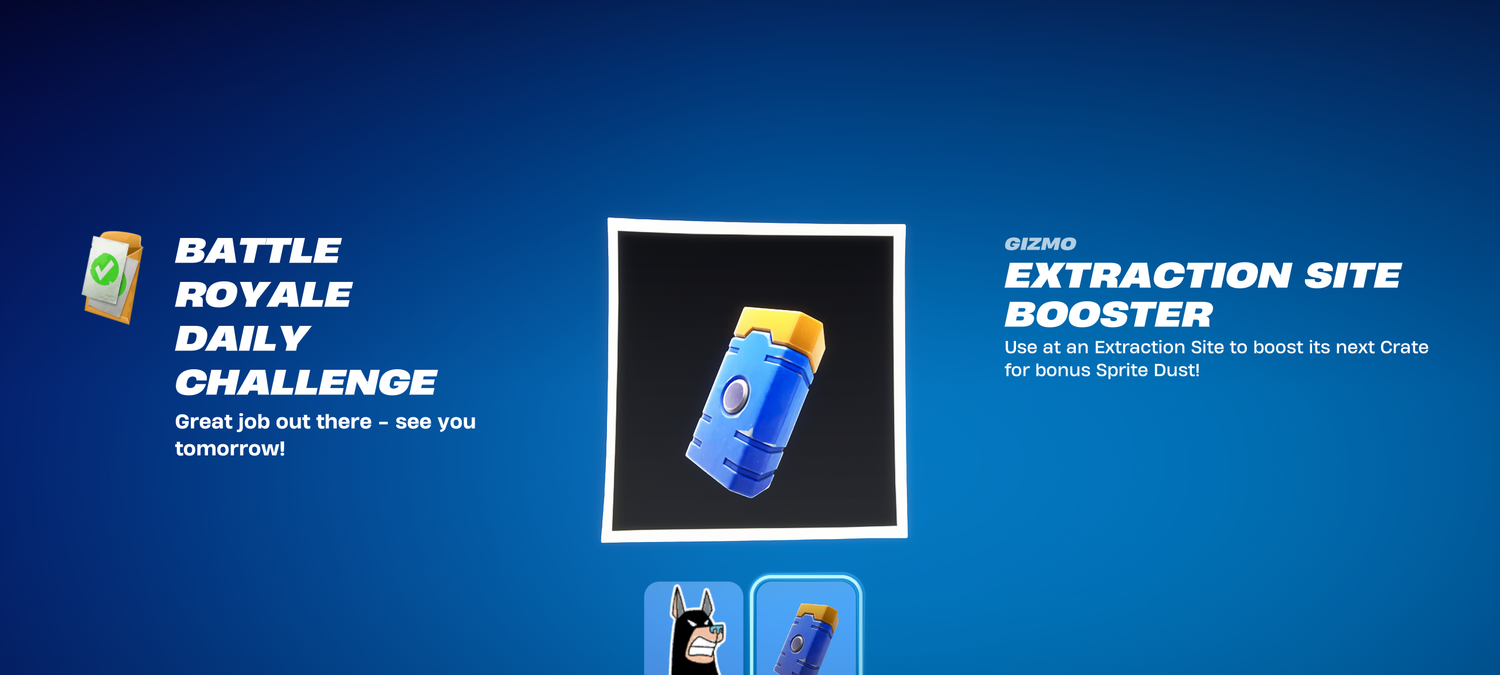 Como aumentar a coleta de Sprite Dust em Fortnite usando os Extras de Extração