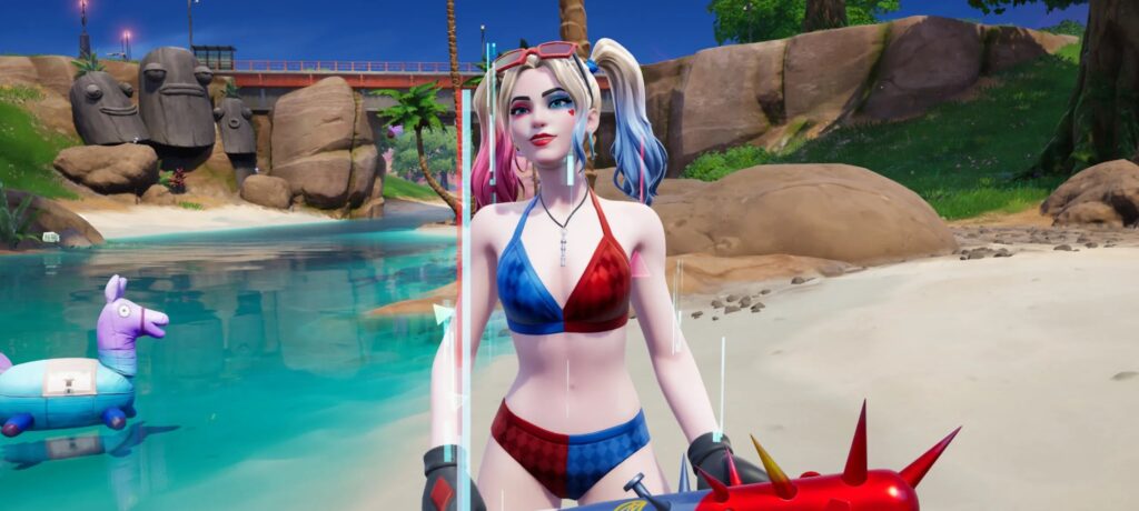 Onde encontrar Harley Quinn em Fortnite para conquistar suas recompensas e o sprite do Batman
