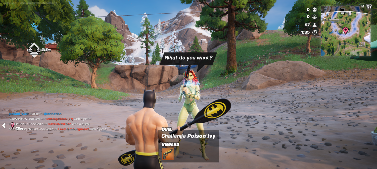 Como encontrar Poison Ivy em Fortnite e obter armas Mythic e recompensas exclusivas