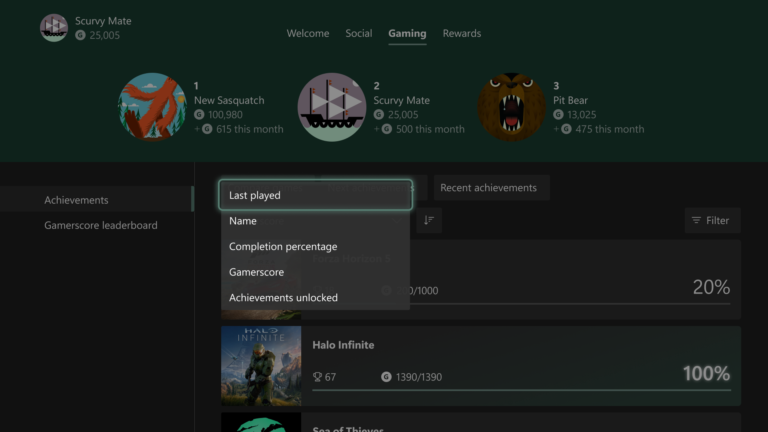 3 New Ways to View Achievements