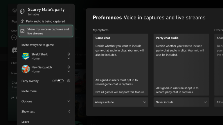 4 Voice Chat in Game Captures