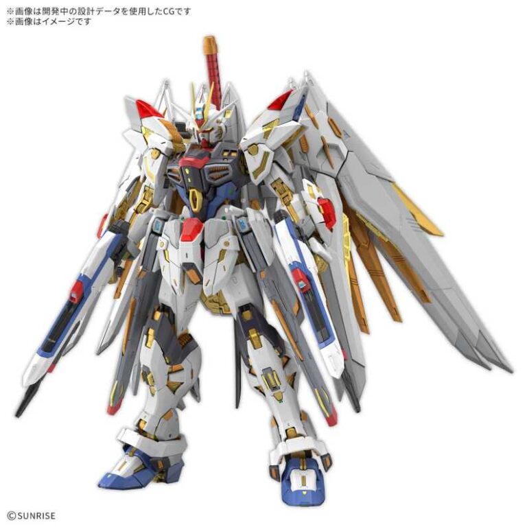 Bandai's New Mighty Strike Freedom Gundam Recreates Its Stunning SEED Freedom Design