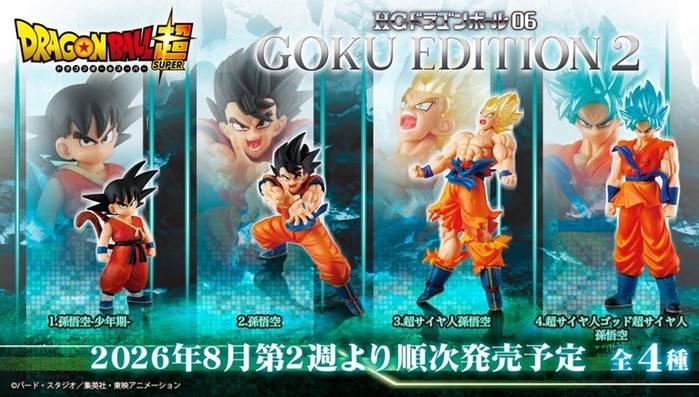 Dragon Ball's Latest Release Captures Goku's Different Forms from the Series