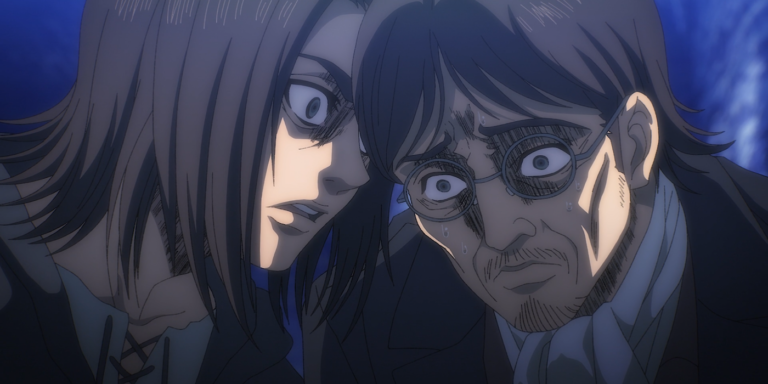Eren Walks His Own Father to His Death in Attack on Titan