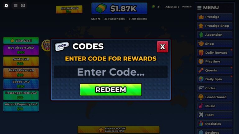 How to Redeem Airline Idle Codes