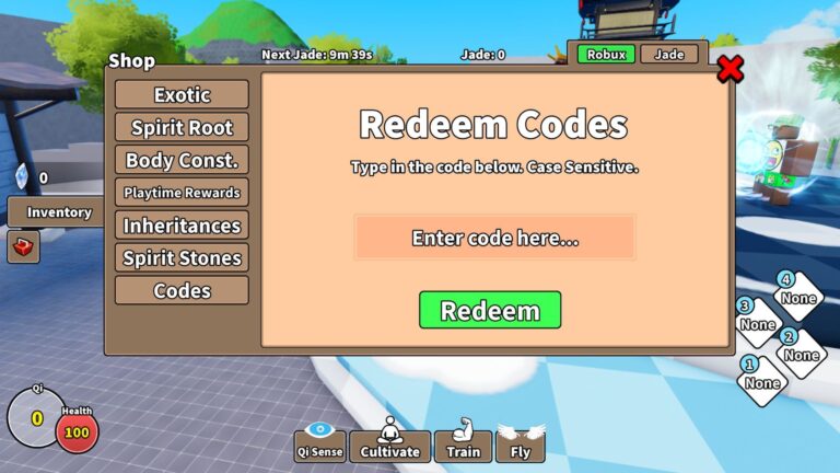 How to Redeem Cultivation Dao Online Codes