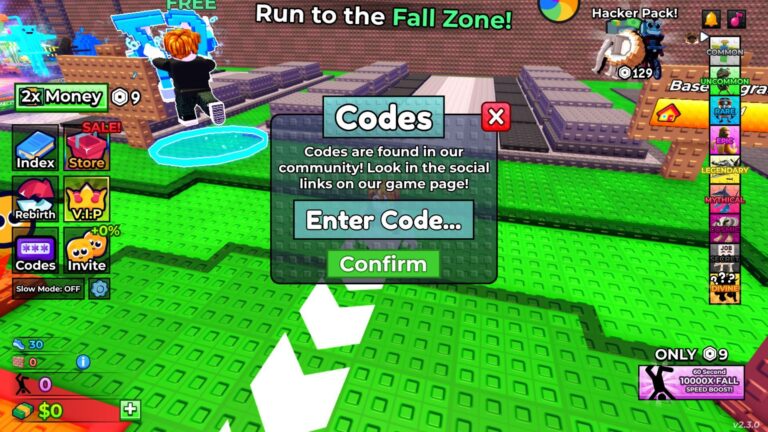 How to Redeem Fall For Brainrots Codes